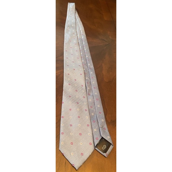 Cedar Woodstate Blue 100% Polyester Men’s Neck Tie Made In China - Picture 3 of 9